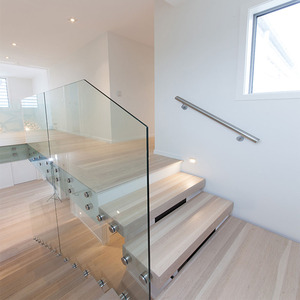 Escalier flottant à marches en bois avec <span class=keywords><strong>poutre</strong></span> invisible en acier - Product Image 6