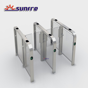 Cina fabbrica 304 sicurezza porta a cancello singolo in acciaio inossidabile veloce attraverso la costruzione cancello d'ingresso Design cancelli a barriera a battente - Product Image 5