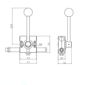 Palanca de Control Manual GJ1130 Guanjie, Repuesto para Memelex ZK, Palanca de Engranaje Resistente para Maquinaria de Construcción - Product Image 5
