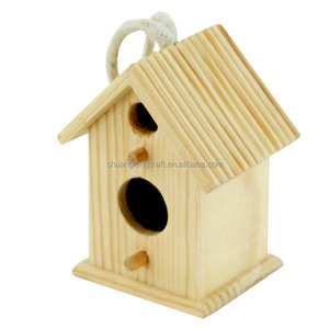 Fabriek Custom Groothandel Houten Vogelhuis Handgemaakte Outdoor Houten Vogelhuis - Product Image 3