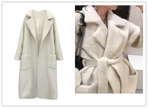 Whosale In Stock New Colorful Loop Circle Wool Knitted Fabric For Women Coat Suit Dress