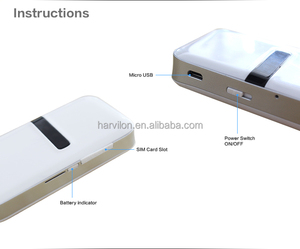 Dispositif 4G Routeur Mobile 4000 mAh Batterie Intégrée 100 M <span class=keywords><strong>3g</strong></span> 4g Routeur - Product Image 3