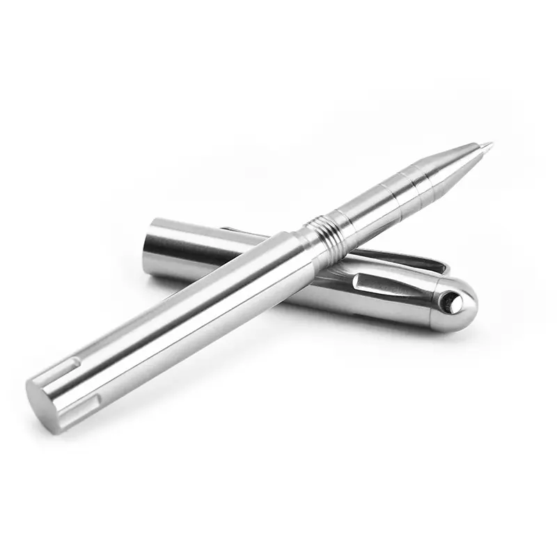 Handmade Stainless Steel Tactical Pen Minimalist Design Ball point Pen P-10ST 