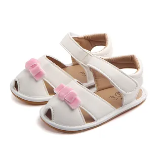 Großhandel Leder Baby Kinder Sandalen für Mädchen