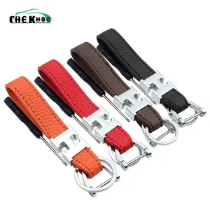 Fashoinal Metal+Leather Car Keychain Key rings Car holder For BMW M Tech M Sport M3 M5 X1 X3 E46 E39 E60 F30 E90 F10 F30 E36