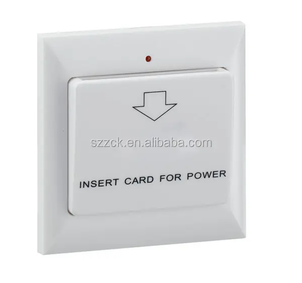 Hotel Magnetic insert key card energy saving switch to get power