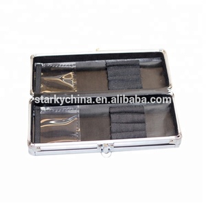 Nhôm Trang Điểm Móng Tay Nghệ Thuật Đánh Bóng Làm Móng Tay Bàn Chải Công Cụ Vẻ Đẹp Trường Hợp Hộp Lưu Trữ Trường Hợp - Product Image 3