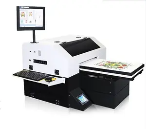 A3 Flatbed T-shirt Doek Printer Machine Dtg Printer