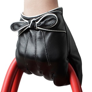 Guanti in vera pelle da donna invernali Touch Screen alla moda - Product Image 1