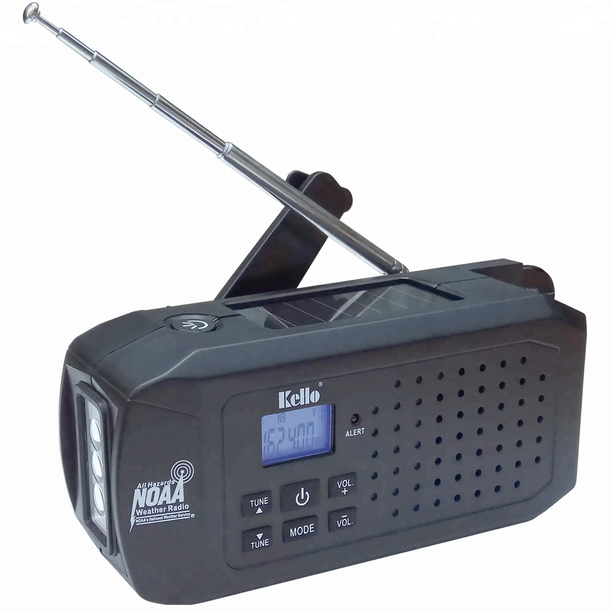 Emergency Kits Essential Solar Hand Crank AM/FM/SW/NOAA Weather Band Radio With LED Flashlight And Power Bank