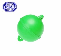 PLASTECH 75 mm 300 Metre Kırmızı UV Dayanımlı ABS Küresel Uzun Olta Balıkçılığı Şamandırası Çift Gözlü Halat Tutucu Tasarımlı Yüksek Su Seviyesi İçin Uygun