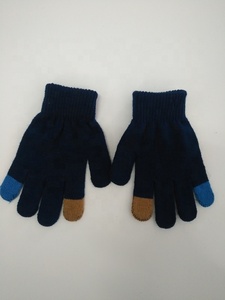 <span class=keywords><strong>Ensemble</strong></span> <span class=keywords><strong>bonnet</strong></span>, écharpe et gants en tricot acrylique personnalisé pour enfants de 6 à 12 ans, broderie hivernale - Product Image 5