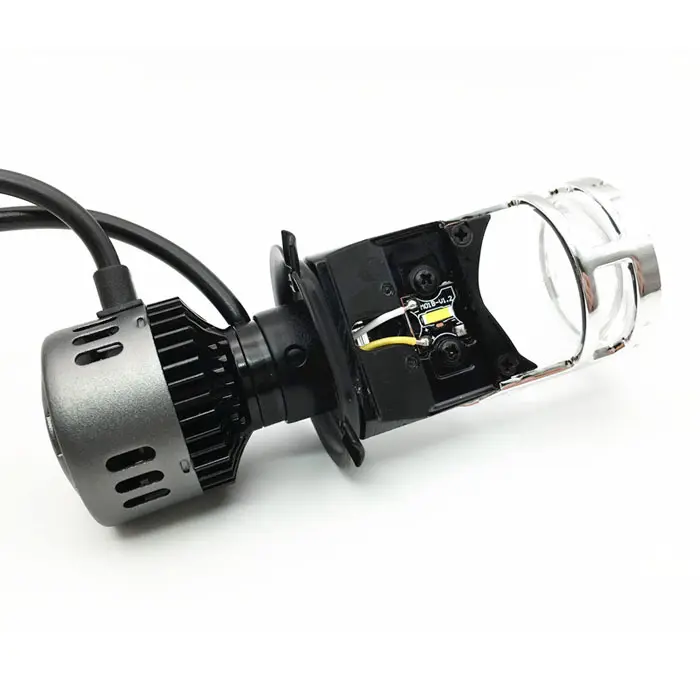 liwiny Auto 35w H4 Mini small bi-led Projector headlight Lens kit Universal for any H4 car