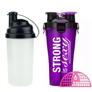 Garrafa sem bpa para shaker de proteína 700ml, coqueteleira/coqueteleira de bebidas de energia