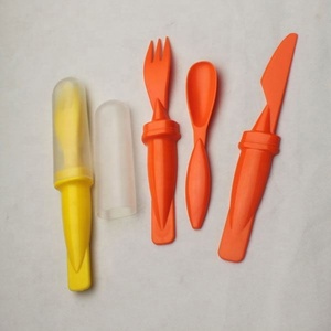 Ensemble de <span class=keywords><strong>couverts</strong></span> en plastique PP <span class=keywords><strong>3</strong></span> en 1 personnalisés en gros pour la promotion - Product Image 5
