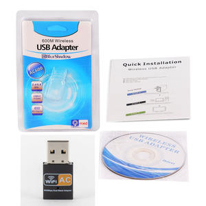 Fuente de la fábrica AC600 <span class=keywords><strong>Mini</strong></span> 5 GHz y 2,4 GHz RTL8811au Chipset WiFi Dual USB adaptador de banda - Product Image 3