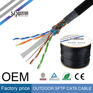 SIPU alta velocidad 4 par <span class=keywords><strong>internet</strong></span> computadora cat6 <span class=keywords><strong>cable</strong></span> utp <span class=keywords><strong>mejor</strong></span> al aire libre al por mayor a prueba <span class=keywords><strong>de</strong></span> agua - Product Image 5