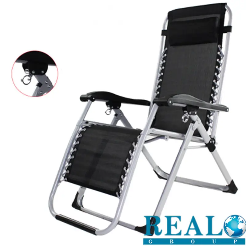 Wholesale popular foldable beach chair easy carrying sun lounger folding zero gravity chair
