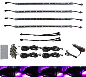 4 pc De Voiture Sous Le Corps Intérieur Camion Lit Néon Rose <span class=keywords><strong>36</strong></span> LED Éclairage Lumière Kit - Product Image 1
