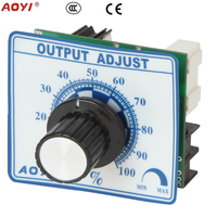 Potentiomètre de contrôle de tension monophasé, régulateur de charge de batterie 16a SSR, 24-250vac, relais à l'état solide