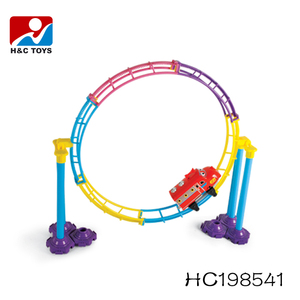 3 estilos mezclados ranura coches nuevo autovía serie con luces de plástico eléctrica Roller Coaster juguetes HC198538 - Product Image 2