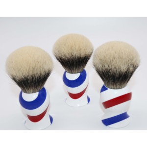 <span class=keywords><strong>Blaireau</strong></span> de <span class=keywords><strong>rasage</strong></span> en poils de <span class=keywords><strong>blaireau</strong></span> Silvertip personnalisé JDK 100% avec manche en acrylique - Product Image 4