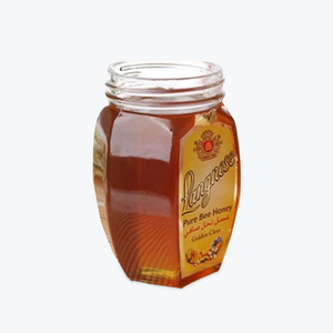 500g 1000g Potbelly Shape Hexagonal Glass Bottle <strong>Jar</strong> <strong>for</strong> Honey <strong>Pickle</strong> Jam - Product Image 3