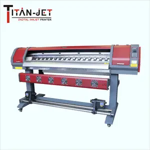 Titanjet 1,6 m Цифровой эко сольвентный принтер с dx6