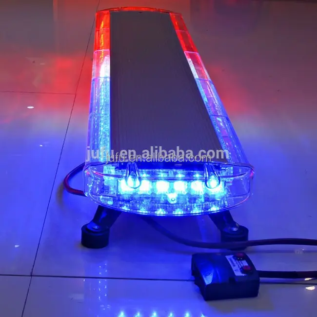 12V-24V 47 inches 96W white amber red blue emergency strobe light for ambulance used public light bars