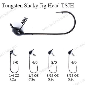 Commercio all'ingrosso Traballante stampi pesca tungsteno jig testa - Product Image 2