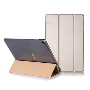 Bookcase style tri folding shell protector for Asus ZenPad 3S 10 Z500M tablet Cover Leather Case