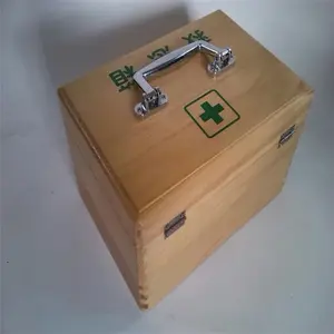 중국 나무 first aid kit tool 포장 상자