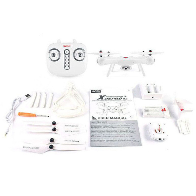 Syma X25PRO WIFI FPV RC Drone With 720P HD Camera RTF GPS Position Altitude Hold Quadrupter