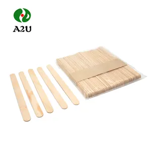 Wholesale Disposable Birch Ice Cream Wooden Stick China Wood Support with Sgs Certification 114x10x2mm 4421902190 All-season