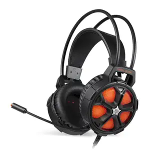 Gros nouvelle conception unique de bonne qualité rétractable 7.1 gaming headset filaire casque