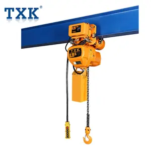 Electric Trolley Chain Hoist TXK 250KG Motorized Single Girder Electric Trolley Chain Hoist