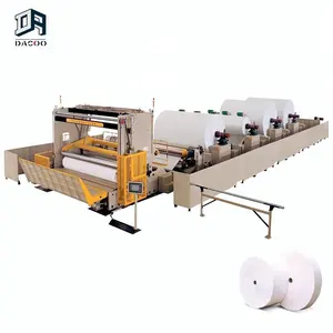 High Speed Jumbo Roll Paper Slitting Rewinding Machine