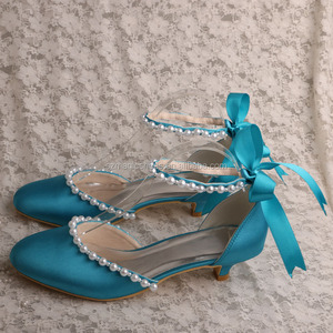 Wedopus <strong>Kitten</strong> <strong>Heel</strong> Wedding <strong>Shoes</strong> Bridal - Product Image 3