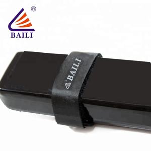 Kauçuk kaplama magic bant kanca ve döngü kablo bağı <span class=keywords><strong>2</strong></span> "plastik toka ile - Product Image 3