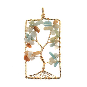 Pendentif en <span class=keywords><strong>pierre</strong></span> <span class=keywords><strong>naturelle</strong></span> pour collier, <span class=keywords><strong>breloque</strong></span> en <span class=keywords><strong>pierre</strong></span> <span class=keywords><strong>naturelle</strong></span>, pour la guérison et le fil d'énergie - Product Image 2