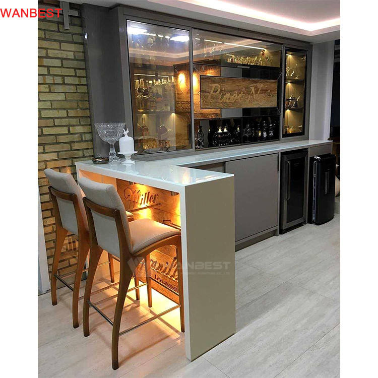 Stylish Dubai Bar Counters Illuminate Your Space