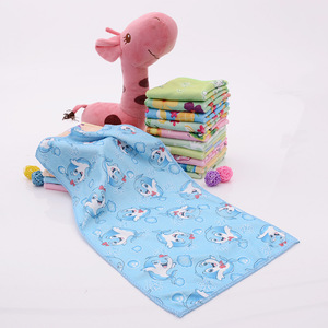Colorful gauze 100% cotton terry towel fabric slobber baby Bib - Product Image 2