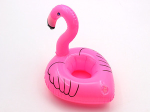 Portavasos inflable con forma de flamenco, juguete flotante para fiesta en la piscina, bandeja móvil, juguetes inflables personalizados - Product Image 3