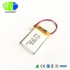 Lange lebensdauer Flache Hohe kapazität li-polymer <span class=keywords><strong>3</strong></span>,8 v 052030 li-polymer-akku - Product Image 1