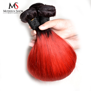 <span class=keywords><strong>Capelli</strong></span> brasiliani vergini grezzi di 100%, 3 pacchi delle donne di alta qualità 1b ombre <span class=keywords><strong>rosse</strong></span> hanno colorato i pacchi lunghi del tessuto dei <span class=keywords><strong>capelli</strong></span> - Product Image 3
