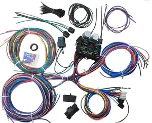 Kit de fios XL para cablagens de cor universal com 12 circuitos de haste de rato quente de rua