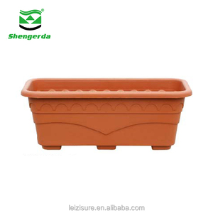 En gros en plastique pots de fleurs et jardinières maison carré jardin pot de fleur - Product Image 1