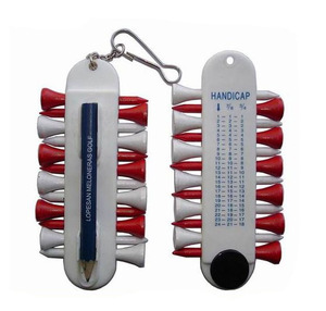Té de golf en plastique souple avec indicateur de feuille de <span class=keywords><strong>handicap</strong></span> - Product Image 1