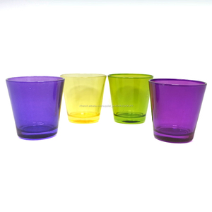 <span class=keywords><strong>Pas</strong></span> <span class=keywords><strong>cher</strong></span> <span class=keywords><strong>petit</strong></span> mini jaune vert couleur bougeoirs en verre pour éclairage décoration - Product Image 1