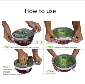 الميكروويف استخدام 6 الحجم في مجموعة واحدة غطاء سيليكون تمتد غطاء - Product Image 2